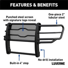 Load image into Gallery viewer, Luverne 321800 LUVERNE 321800 Prowler Max Black Steel Truck Grille Guard; Compatible with Selec for Select Ford F-150