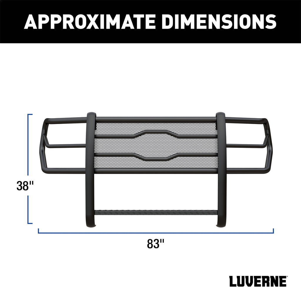 Luverne 321801 LUVERNE 321801 Prowler Max Black Steel Truck Grille Guard; Compatible with Selec for Select Ford F-250 Super Duty, Ford F-350 Super Duty, Ford F-450 Super Duty, Ford F-550 Super Duty
