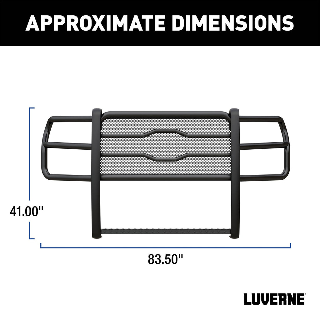 Luverne 321803 LUVERNE 321803 Prowler Max Black Steel Truck Grille Guard; Compatible with Selec for Select Chevrolet Silverado HD, Chevrolet Silverado HD