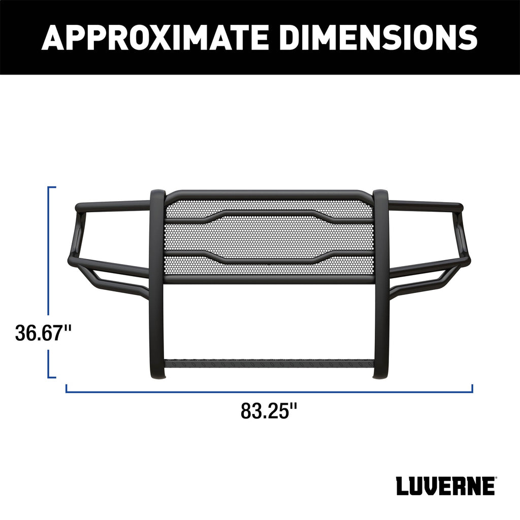 Luverne 321805 LUVERNE 321805 Prowler Max Black Steel Truck Grille Guard; Compatible with Selec for Select Ram