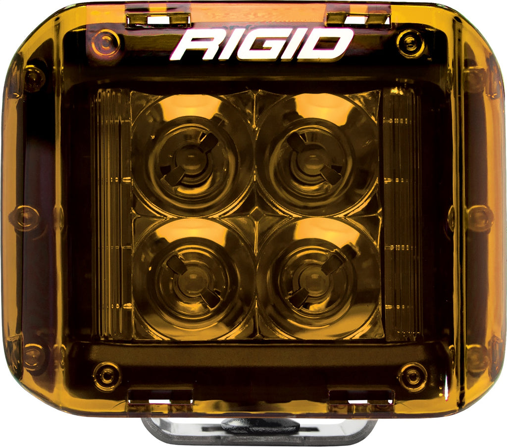 Rigid Industries 32183 RIGID Light Cover For D-SS Series LED Lights; Amber ; Single