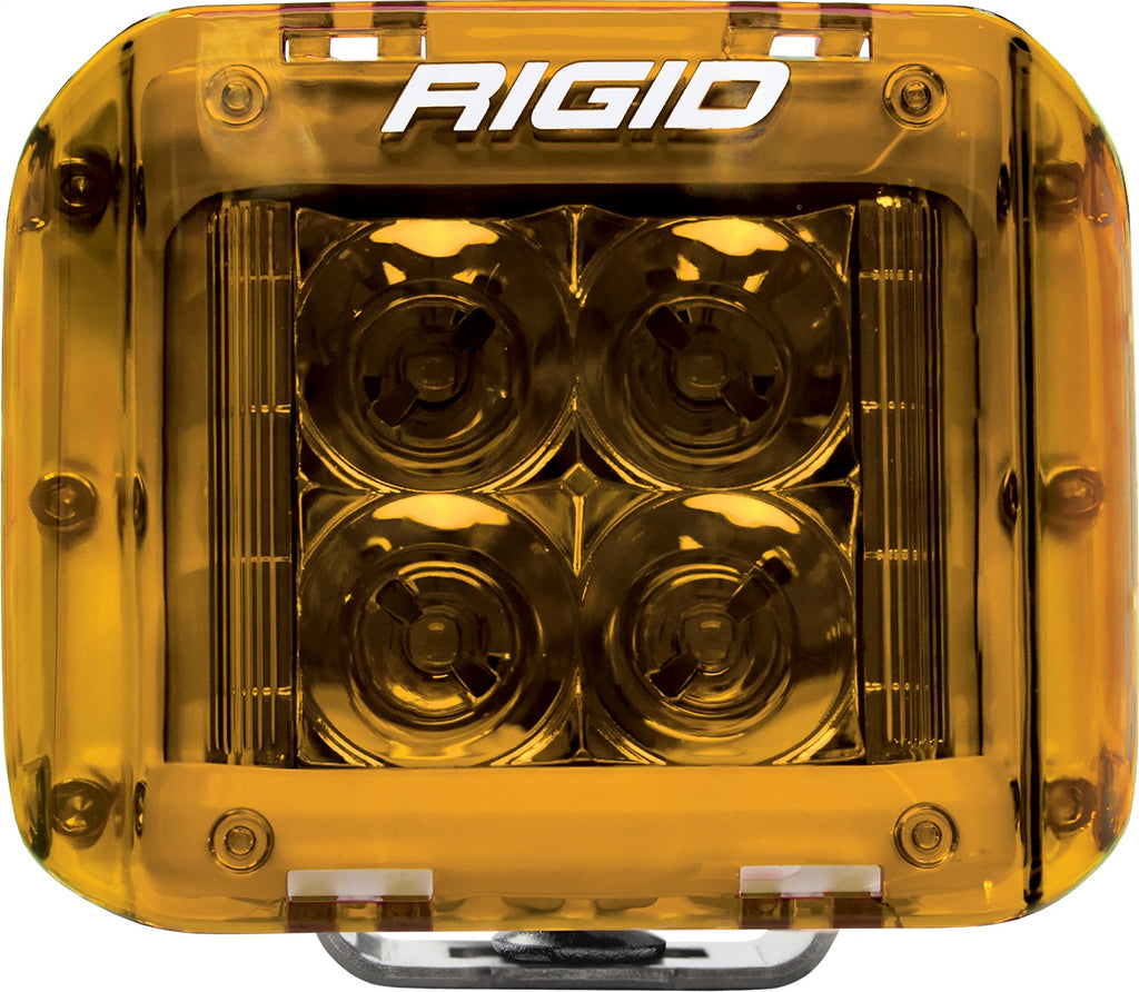Rigid Industries 32183 RIGID Light Cover For D-SS Series LED Lights; Amber ; Single