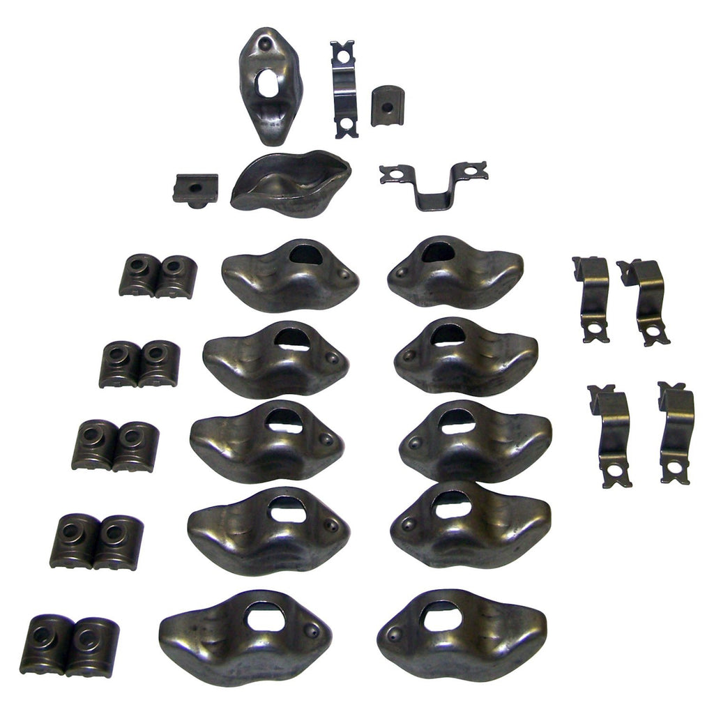 Crown Automotive Jeep Replacement 3223888KL Rocker Arm Kit for 74-79 CJs, SJ, J-Series w/ 3.8L or 4.2L Engine (Pivot Type) for Select Jeep CJ5, Jeep CJ6, Jeep CJ7, Jeep Cherokee, Jeep DJ5, Jeep J10, Jeep J20, Jeep Scrambler, Jeep Wagoneer