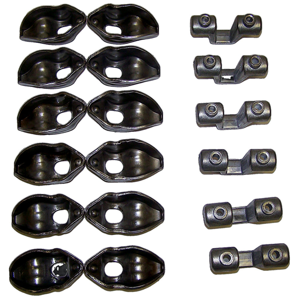 Crown Automotive Jeep Replacement 3223888KL Rocker Arm Kit for 74-79 CJs, SJ, J-Series w/ 3.8L or 4.2L Engine (Pivot Type) for Select Jeep CJ5, Jeep CJ6, Jeep CJ7, Jeep Cherokee, Jeep DJ5, Jeep J10, Jeep J20, Jeep Scrambler, Jeep Wagoneer