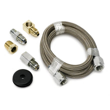 Load image into Gallery viewer, AutoMeter 3227 LINE, BRAIDED STAINLESS STEEL, #4 DIA., 3FT. LENGTH, -4AN AND 1/8" NPTF FITTINGS