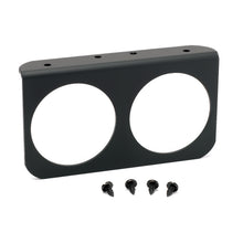 Load image into Gallery viewer, AutoMeter 3232 GAUGE MOUNTING PANEL, DUAL, 2 5/8", BLACK, ALUMINUM