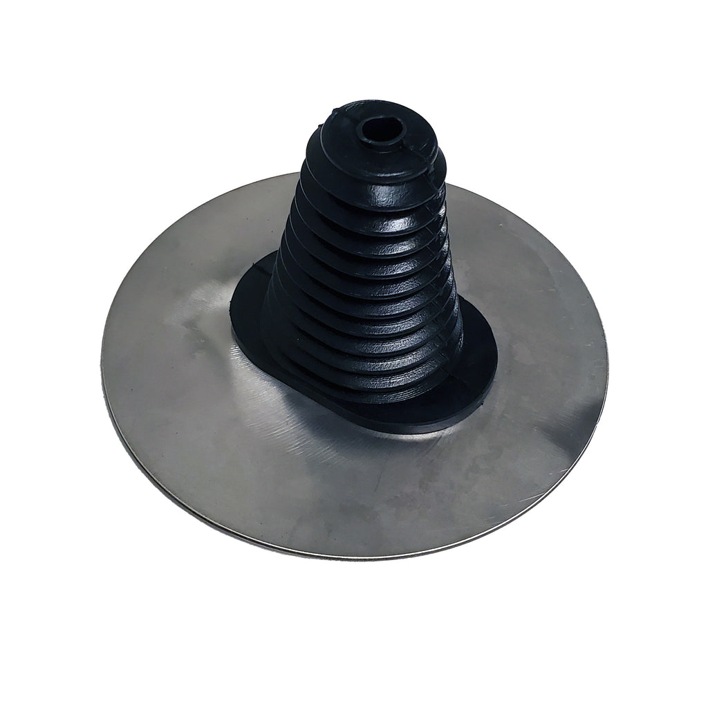 Borgeson 32341816-1 Shifter boot, includes stainless bezel and hardware.