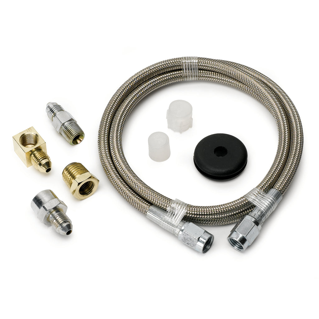 AutoMeter 3234 LINE, BRAIDED STAINLESS STEEL, #3 DIA., 3FT. LENGTH, -3AN AND 1/8" NPTF FITTINGS