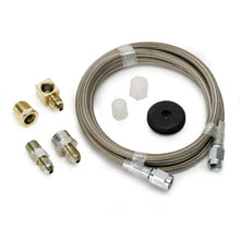 Load image into Gallery viewer, AutoMeter 3235 LINE, BRAIDED STAINLESS STEEL, #3 DIA., 4FT. LENGTH, -3AN AND 1/8" NPTF FITTINGS