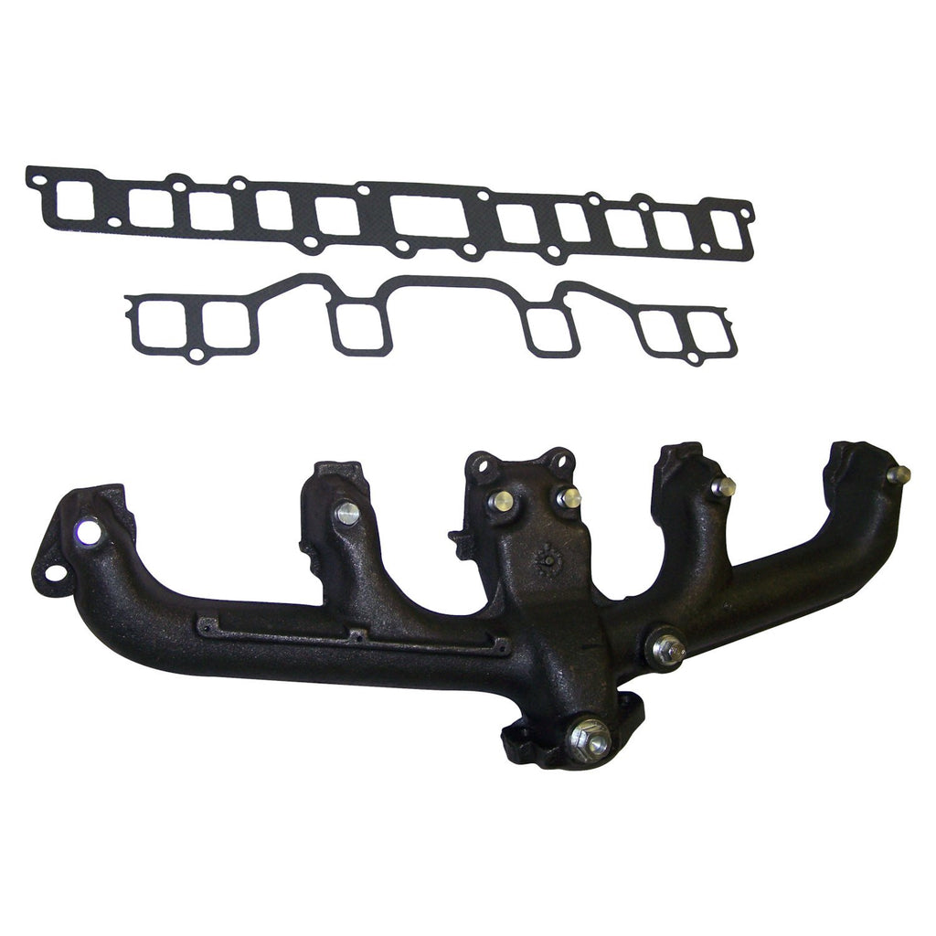Crown Automotive Jeep Replacement 3237427K Exhaust Manifold & Gasket Kit for Jeep Select 80+ CJs, YJ, SJ, J-Series w/ 4.2L