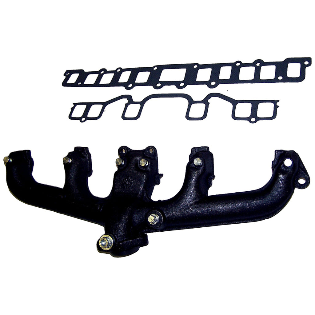 Crown Automotive Jeep Replacement 3237427K Exhaust Manifold & Gasket Kit for Jeep Select 80+ CJs, YJ, SJ, J-Series w/ 4.2L
