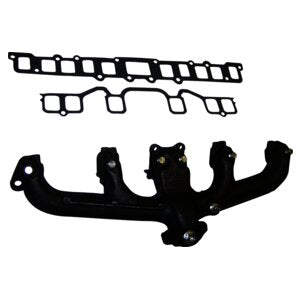 Crown Automotive Jeep Replacement 3237427K Exhaust Manifold & Gasket Kit for Jeep Select 80+ CJs, YJ, SJ, J-Series w/ 4.2L