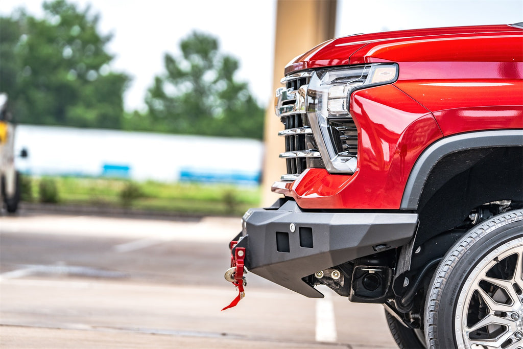 Road Armor 3242F0B Stealth Winch Front Bumper for Select Chevrolet Silverado HD, Chevrolet Silverado HD