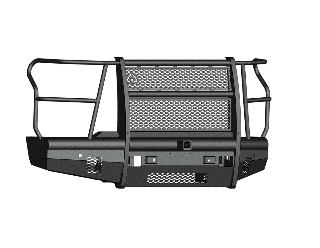 Road Armor 3242VF26B Vaquero Non-Winch Front Bumper for Select Chevrolet Silverado HD, Chevrolet Silverado HD
