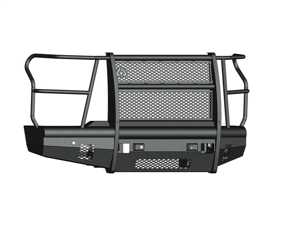 Road Armor 3242VF6B Vaquero Non-Winch Front Bumper for Select Chevrolet Silverado HD, Chevrolet Silverado HD