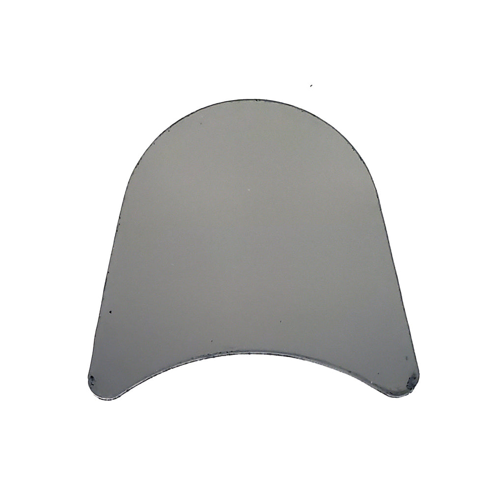 Borgeson 32561918-3 Polished stainless steel decorative insert for teardrop style boot.
