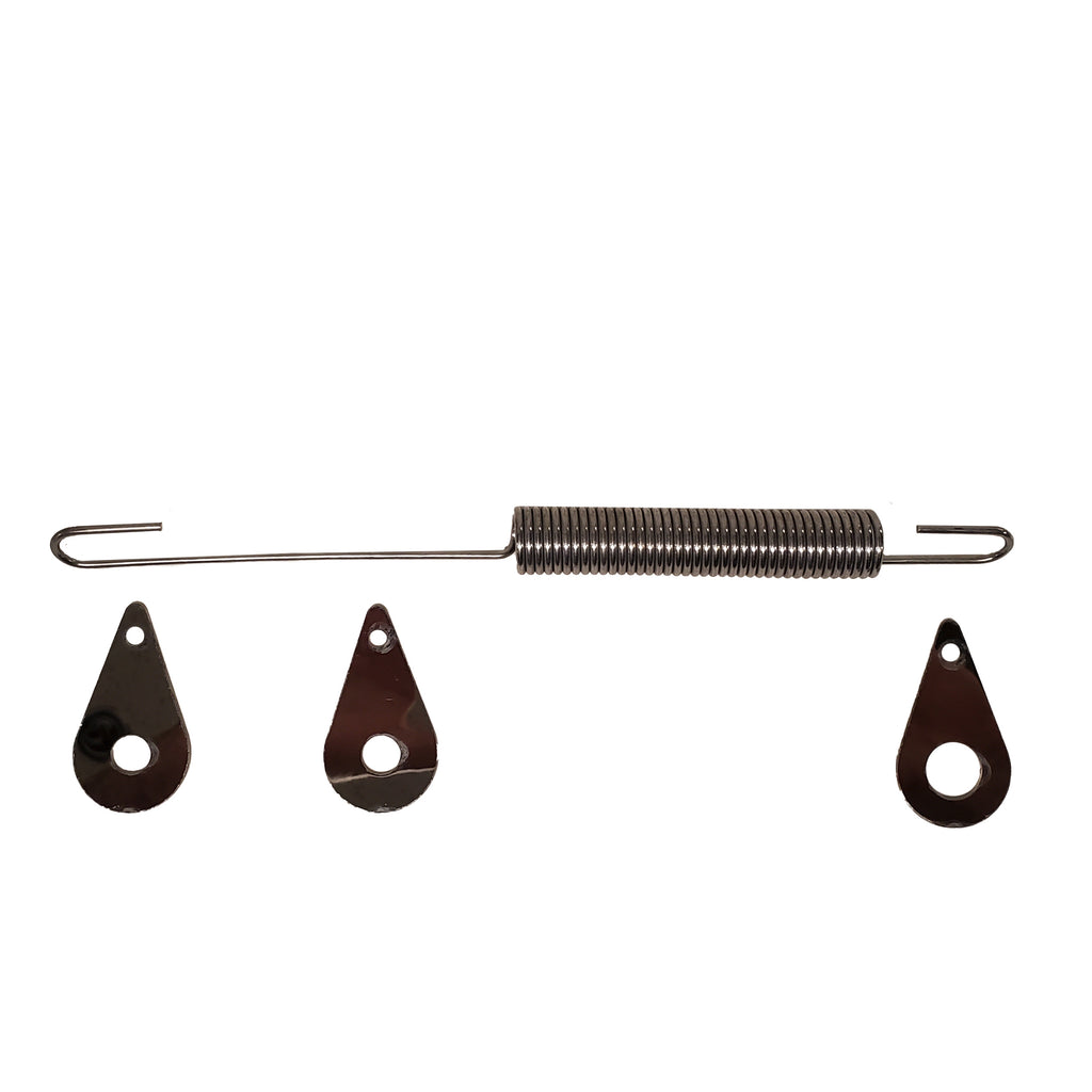 Borgeson 32561974-2 Stainless steel brake pedal return spring, includes stainless mounting tabs.