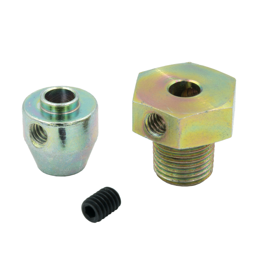 AutoMeter 3256 FITTING KIT, THERMOCOUPLE, 1/8NPT MALE W/ SET SCREW & BAND CLAMP, STEEL