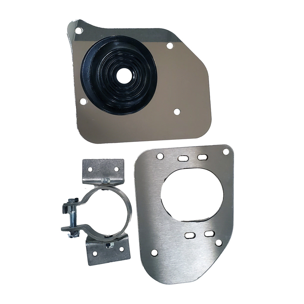 Borgeson 32585817-1 Interior firewall lower steering column mount bracket for 2" columns. 58 Chevy. for Select Chevrolet Bel Air, Chevrolet Biscayne, Chevrolet Brookwood, Chevrolet Corvette, Chevrolet Del Ray, Chevrolet Impala, Chevrolet Nomad, Chevrolet