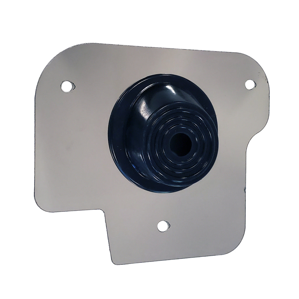 Borgeson 326769PB-1 Steering column rubber boot seal with polished stainless bezel and hardware. for Select Dodge Dart, Plymouth Barracuda, Plymouth Duster, Plymouth Valiant