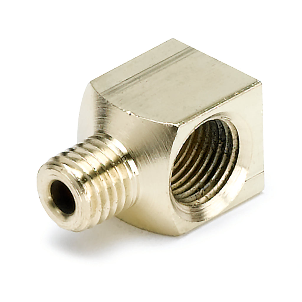 AutoMeter 3272 FITTING, ADAPTER, 90?, 1/8" NPTF FEMALE TO 1/8" COMPRESSION MALE, BRASS