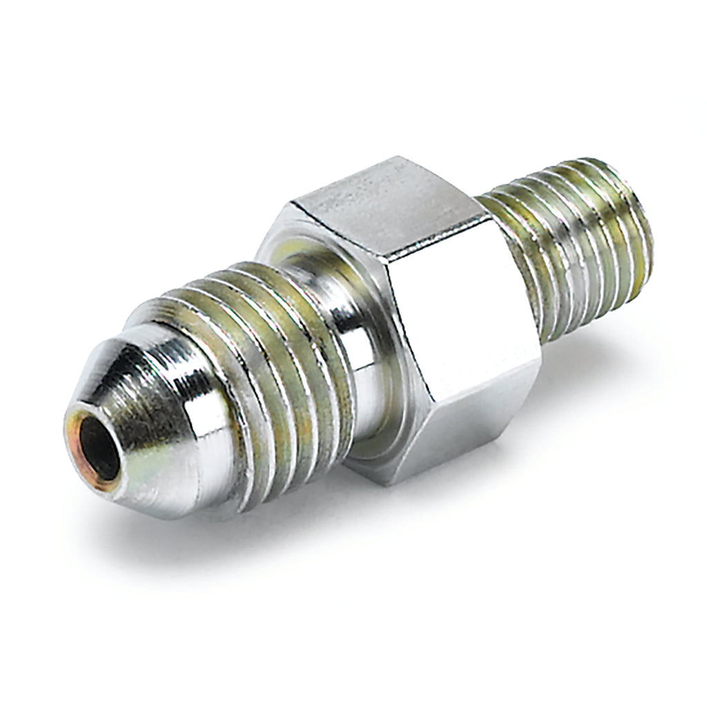 AutoMeter 3275 FITTING, ADAPTER, -4AN MALE TO 1/16" NPT MALE, FOR FORD FUEL RAIL