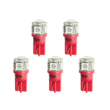 Load image into Gallery viewer, AutoMeter 3284-K LED BULB, REPLACEMENT, T3 WEDGE, RED, 5 PACK