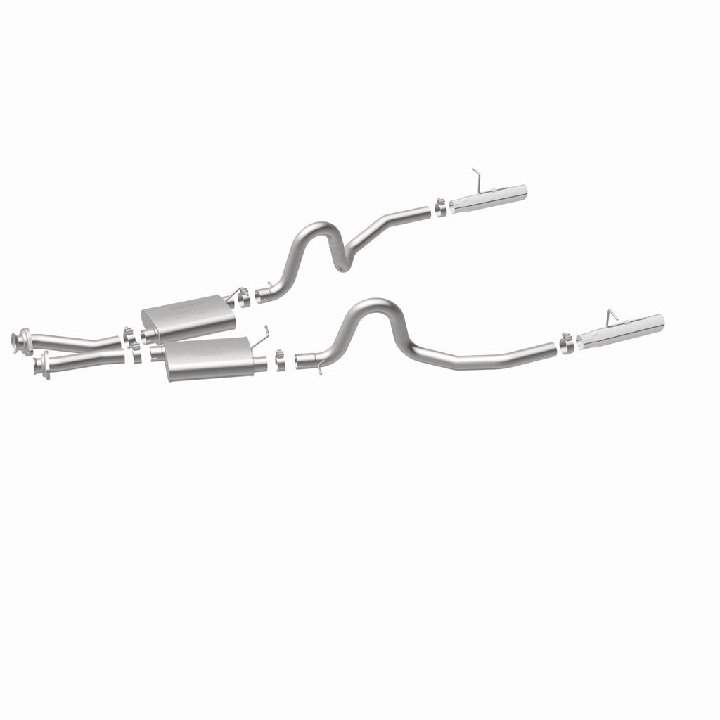 MagnaFlow Exhaust Products 15630 Street Series Polished Cat-Back System for Select Ford Mustang