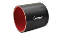 Load image into Gallery viewer, 4-Ply-Reinforced-Silicone-Straight-Hose-Coupling---1.5In-I.D.-X-3In-Long-(Black)