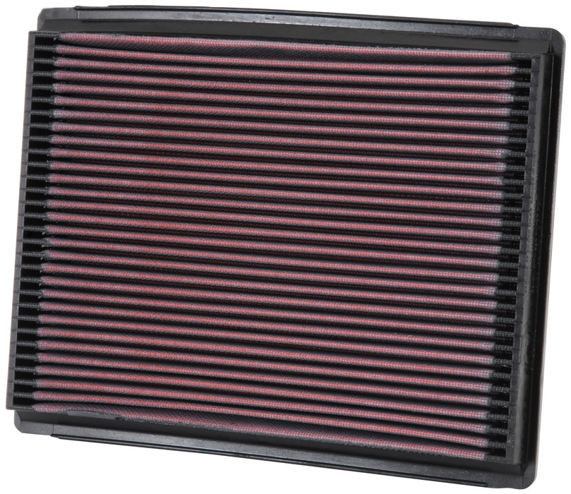 K&N 33-2015 Replacement Air Filter for Select Ford Mustang, Ford Thunderbird, Lincoln Continental, Lincoln Mark VII, Mercury Capri, Mercury Cougar