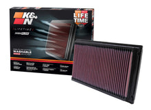 Load image into Gallery viewer, K&amp;N 33-2031-2 Replacement Air Filter for Select INFINITI FX35, INFINITI G20, INFINITI G35, INFINITI I30, INFINITI I35, INFINITI J30, INFINITI JX35, INFINITI M30, INFINITI Q45, INFINITI QX4, INFINITI QX60, Nissan 200SX, Nissan 240SX, Nissan 300ZX, Nissan
