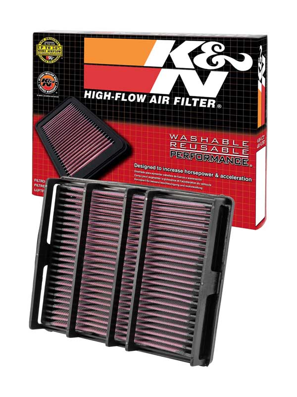 K&N 33-2054 Replacement Air Filter for Select Lexus SC300, Lexus SC400, Toyota 4Runner, Toyota Supra, Toyota Tacoma