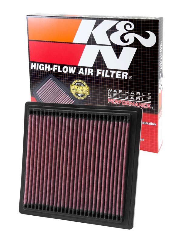 K&N 33-2104 Replacement Air Filter for Select Honda CR-V, Honda Civic