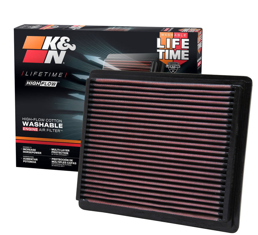 K&N 33-2106-1 Replacement Air Filter for Select Ford Explorer, Ford Explorer Sport, Ford Explorer Sport Trac, Ford F-100 Ranger, Ford Ranger, Mazda B2300, Mazda B2500, Mazda B3000, Mazda B4000, Mercury Mountaineer
