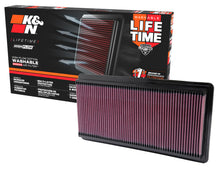 Load image into Gallery viewer, K&amp;N 33-2111 Replacement Air Filter for Select Chevrolet Corvette, Chevrolet Express 1500, Chevrolet Express 2500, Chevrolet Express 3500, Chevrolet P30, GMC P3500, GMC Savana 1500, GMC Savana 2500, GMC Savana
