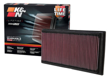 Load image into Gallery viewer, K&amp;N 33-2128 Replacement Air Filter for Select Audi A3, Audi S3, Audi TT, Audi TT Quattro, Seat Leon, Seat Toledo, Volkswagen Beetle, Volkswagen Beetle Cabrio, Volkswagen Bora, Volkswagen Clasico, Volkswagen Golf, Volkswagen Golf City, Volkswagen Jetta,