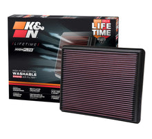 Load image into Gallery viewer, K&amp;N 33-2129 Replacement Air Filter for Select Cadillac Escalade, Chevrolet Avalanche, Chevrolet Avalanche 1500, Chevrolet Cheyenne, Chevrolet Silverado 1500, Chevrolet Silverado Classic, Chevrolet Silverado LD, Chevrolet Silverado 2500, Chevrolet