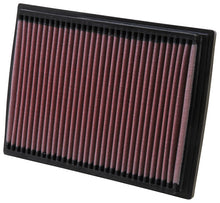 Load image into Gallery viewer, K&amp;N 33-2201 Replacement Air Filter for Select Hyundai Elantra, Hyundai Tiburon, Hyundai Tucson, Kia Spectra, Kia Spectra5, Kia Sportage