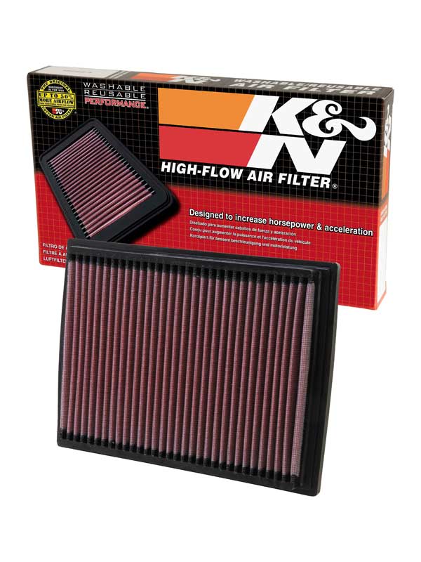 K&N 33-2201 Replacement Air Filter for Select Hyundai Elantra, Hyundai Tiburon, Hyundai Tucson, Kia Spectra, Kia Spectra5, Kia Sportage