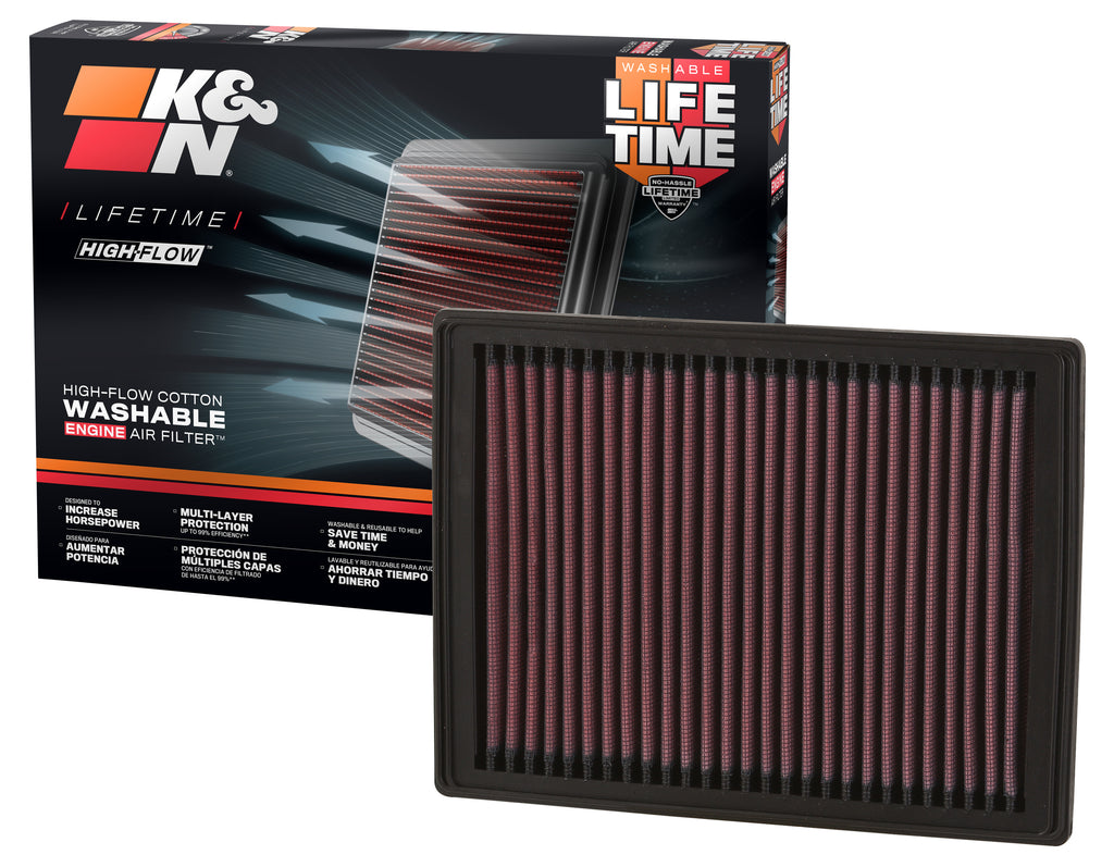 K&N 33-2239 Replacement Air Filter for Select Mini Cooper