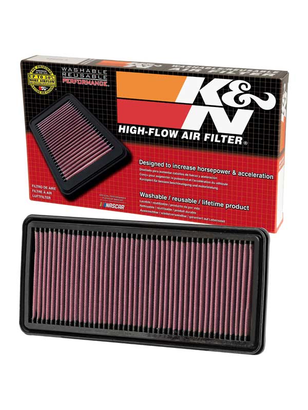 K&N 33-2299 Replacement Air Filter for Select Acura RL, Acura TL, Honda Accord