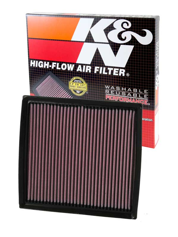 K&N 33-2334 Replacement Air Filter for Select Buick LaCrosse, Chevrolet Impala, Chevrolet Malibu, Chevrolet Monte Carlo, Pontiac Grand Prix