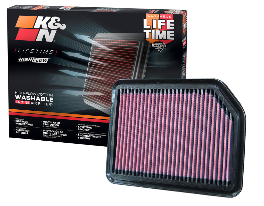 K&N 33-2361 Replacement Air Filter for Select Suzuki Grand Vitara