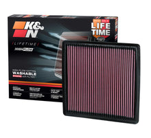 Load image into Gallery viewer, K&amp;N 33-2385 Replacement Air Filter for Select Ford Expedition, Ford F-150, Ford F-250 Super Duty, Ford F-350, Ford F-350 Super Duty, Ford F-450 Super Duty, Ford F-550 Super Duty, Ford F-650, Lincoln Navigator