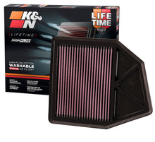 Load image into Gallery viewer, K&amp;N 33-2402 Replacement Air Filter for Select Honda Accord, Honda Crosstour