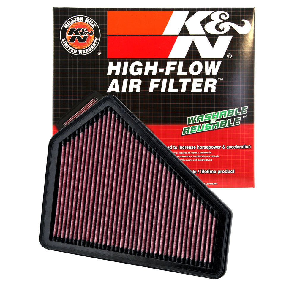 K&N 33-2411 Replacement Air Filter for Select Cadillac CTS