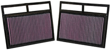 Load image into Gallery viewer, K&amp;N 33-2412 Replacement Air Filter for Select Maybach 57, Maybach 62, Mercedes-Benz CL600, Mercedes-Benz CL65 AMG, Mercedes-Benz G65 AMG, Mercedes-Benz Maybach S600, Mercedes-Benz Maybach S650, Mercedes-Benz S600, Mercedes-Benz S65 AMG, Mercedes-Benz