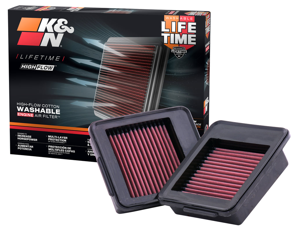 K&N 33-2413 Replacement Air Filter for Select Nissan GT-R