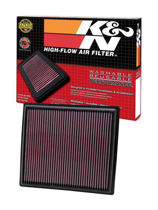 K&N 33-2442 Replacement Air Filter for Select Buick LaCrosse, Buick Regal, Chevrolet Impala, Chevrolet Malibu