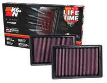 Load image into Gallery viewer, K&amp;N 33-2445 Replacement Air Filter for Select Jaguar XK, Jaguar XKR, Jaguar XKR-S